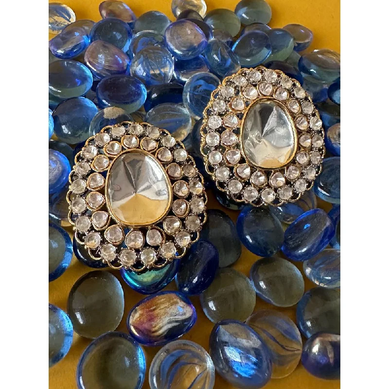 women's healing crystal earrings-Nayaab by Sonia Roshanara Studs