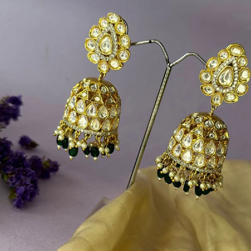 women's protective charm earrings-Nayaab by Sonia Johar Jhumkaas