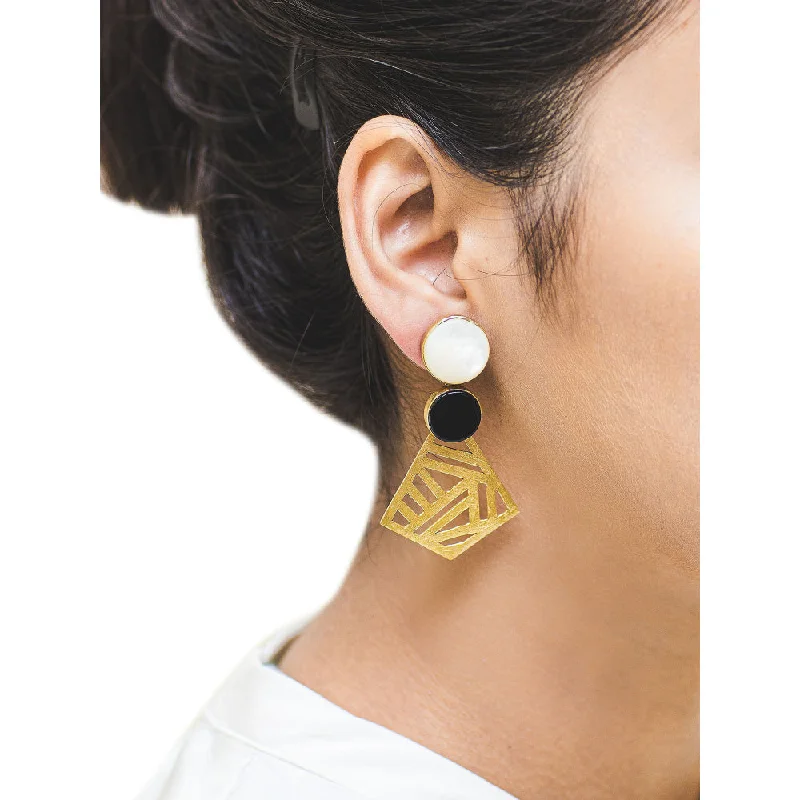 women's sun and moon earrings-VARNIKA ARORA Sinai Multi-Color Earrings