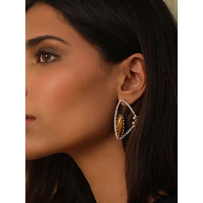 women's opal earrings-Tanvi Garg Myriad Earring