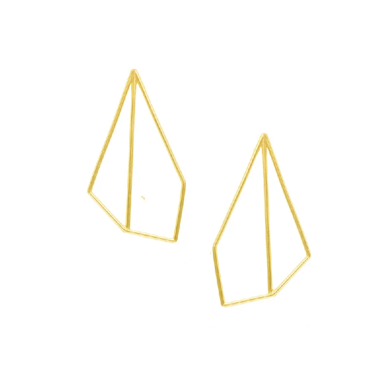 women's pearl earrings-VARNIKA ARORA Basal Golden Earrings