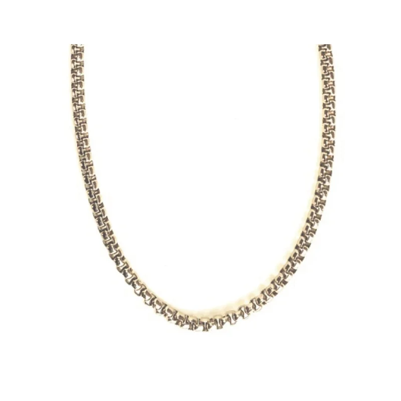 women's lightweight necklaces-Bulk Round box Chain Necklace