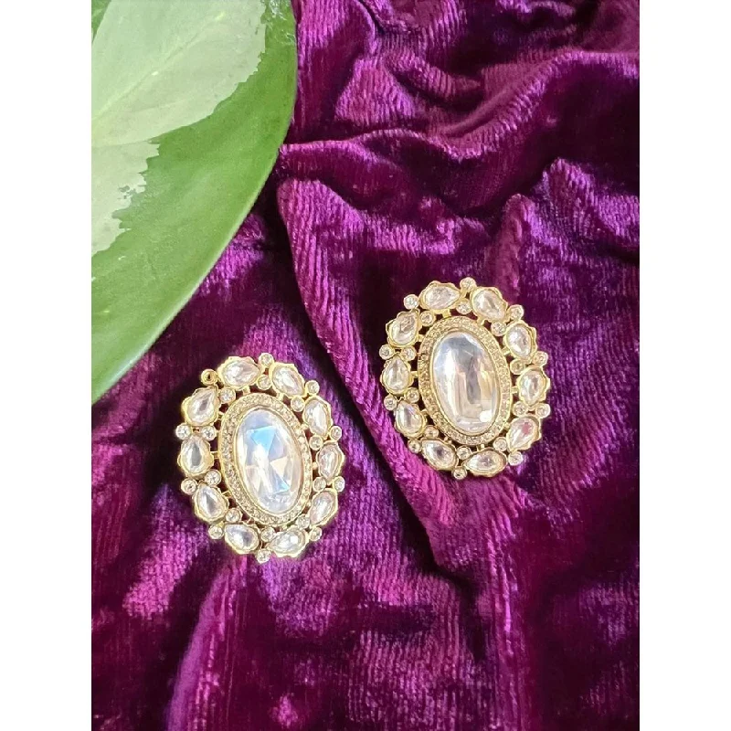 women's resin earrings-Nayaab by Sonia Abbakka Studs