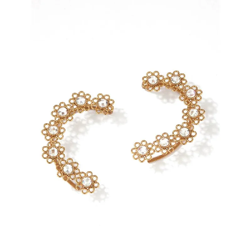 women's zodiac earrings-Suhani Pittie Wild Thing Ear Cuff