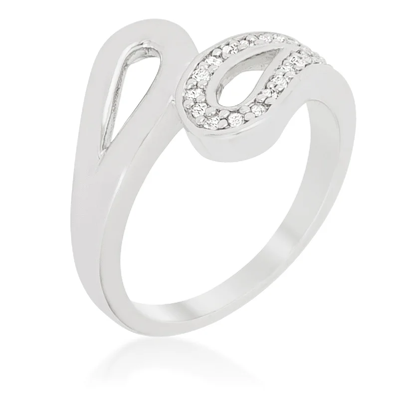 women's simple elegant rings-Pia Fancy Split Shank Contemporary Ring | 0.3ct