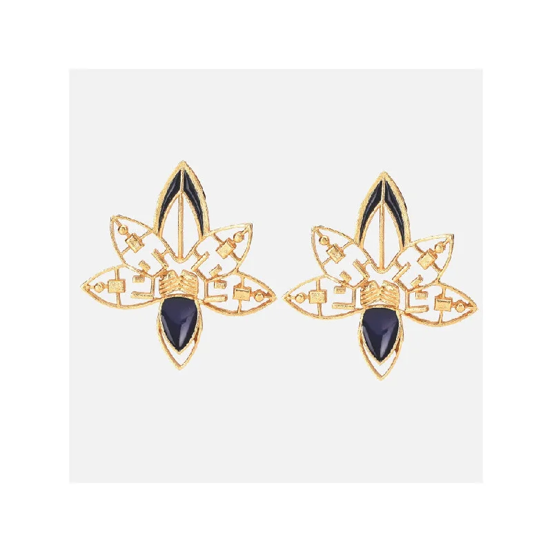 women's abstract earrings-ROMA NARSINGHANI Kamal Earrings