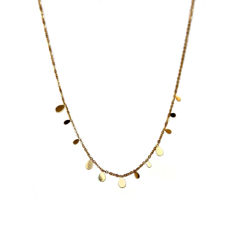 women's best friend necklaces-Multi Teardrops Necklace