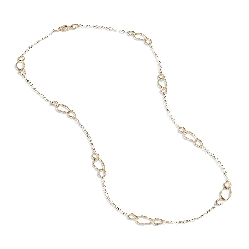 women's bold gold necklaces-Marco Bicego Marrakech Onde Necklace