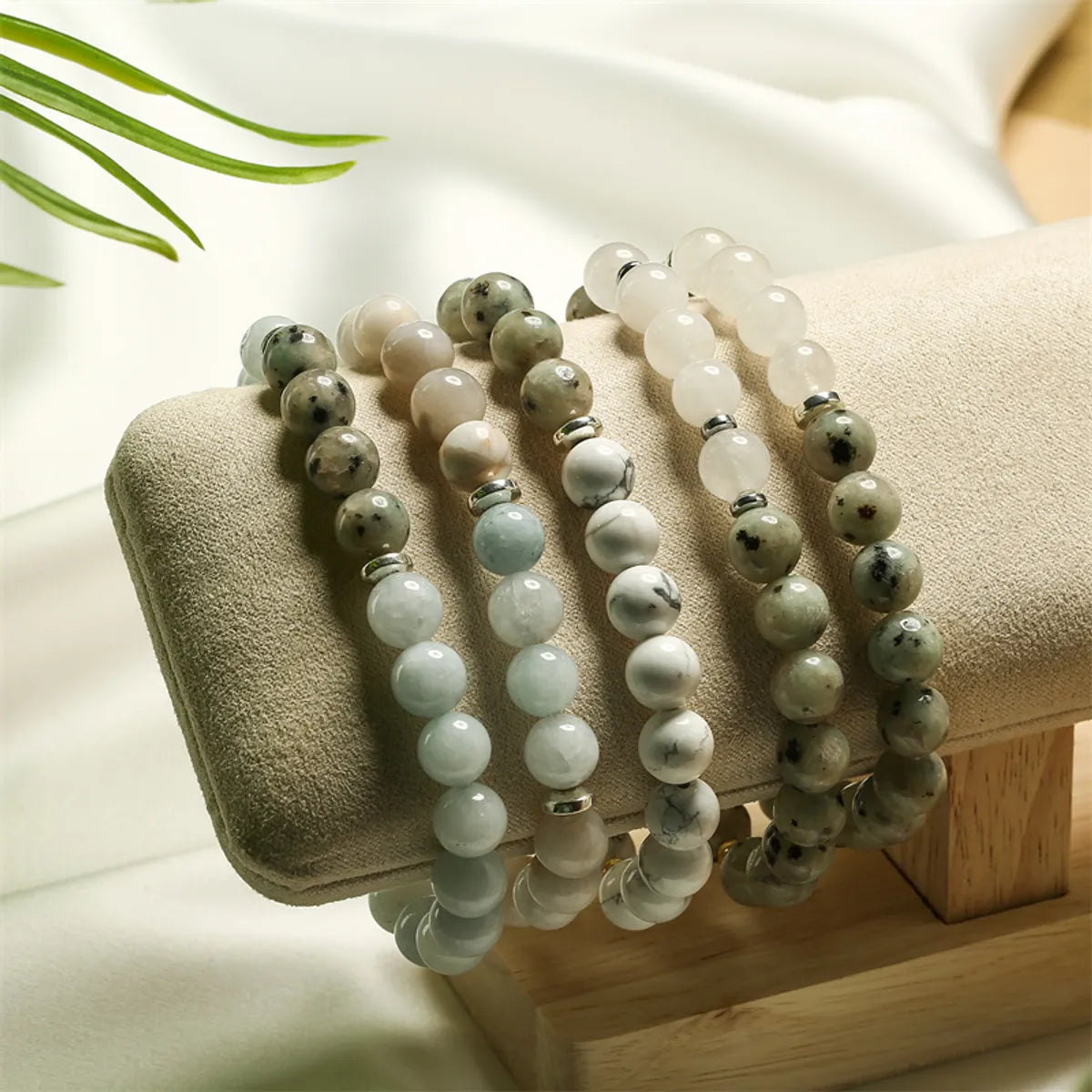 women's eco-friendly bracelets-Ethnic Style Geometric Natural Stone Beaded Bracelets