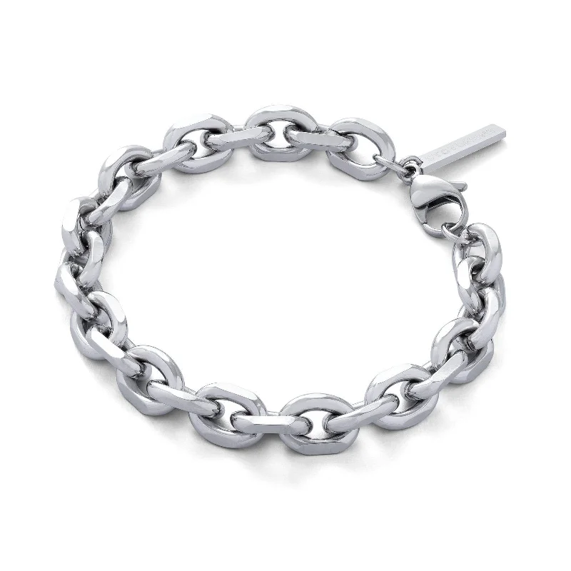 women's sun and moon bracelets-10mm Cable Bracelet