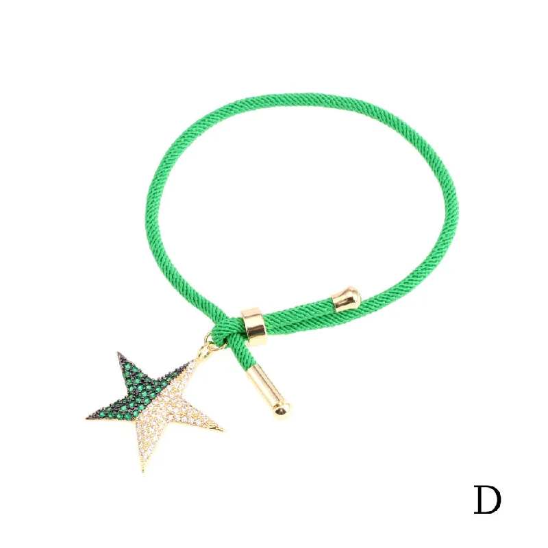 BR1535-Two-Color Electroplating Five-Pointed Star