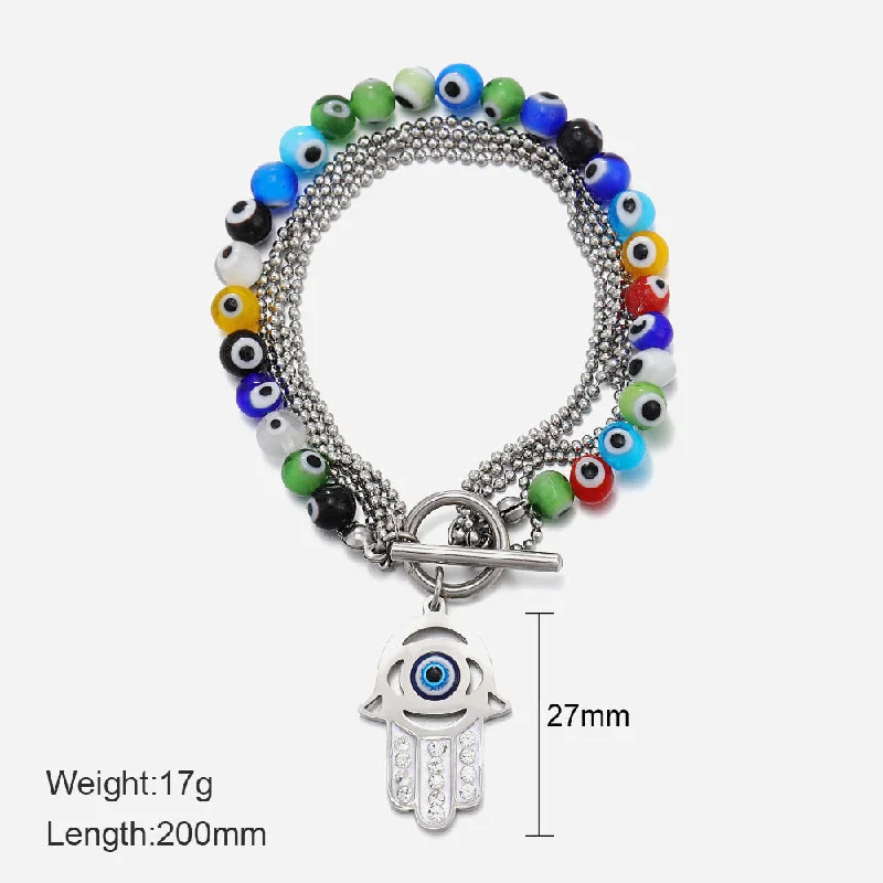 Steel Eye Bracelet