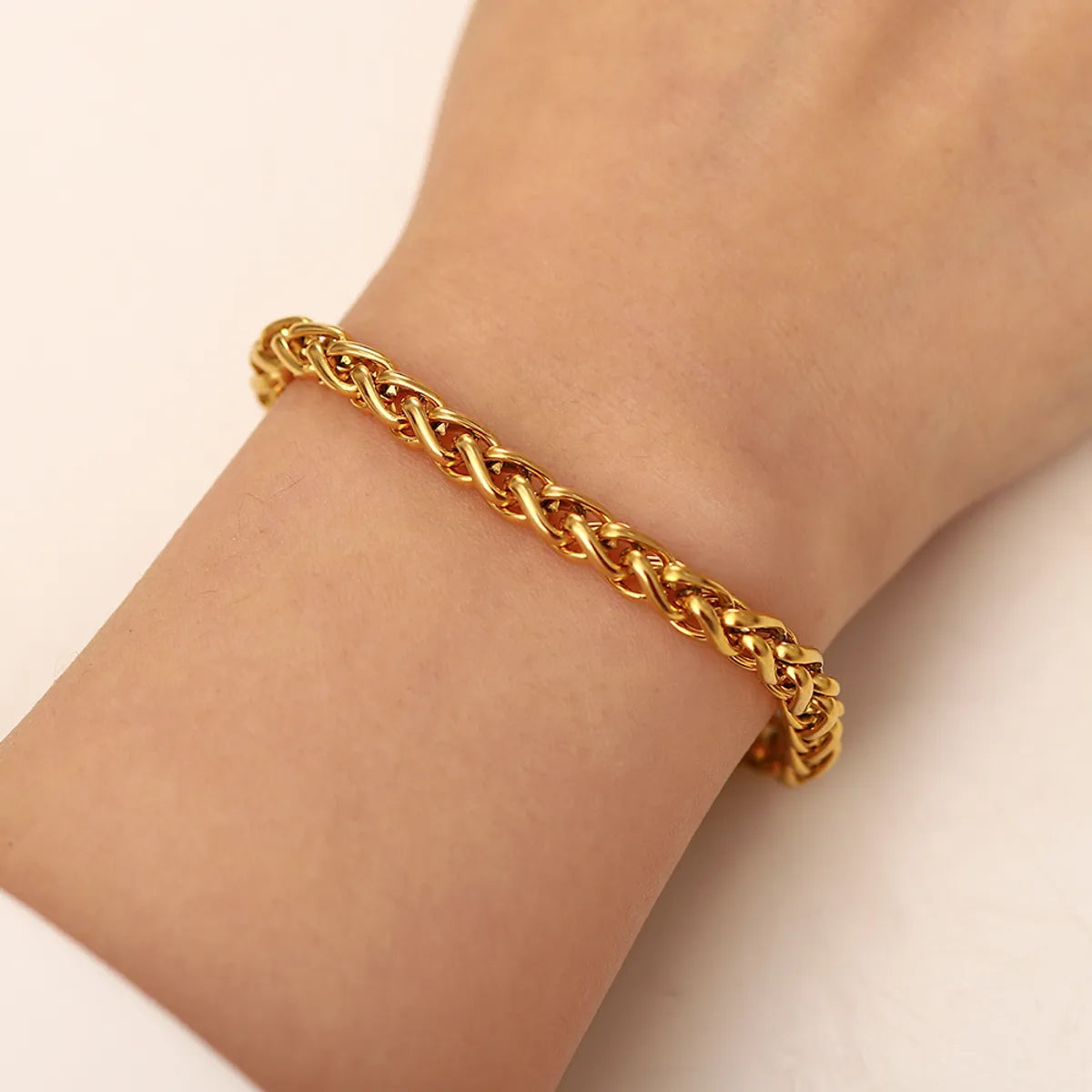 women's tennis bracelets-Gold Plated