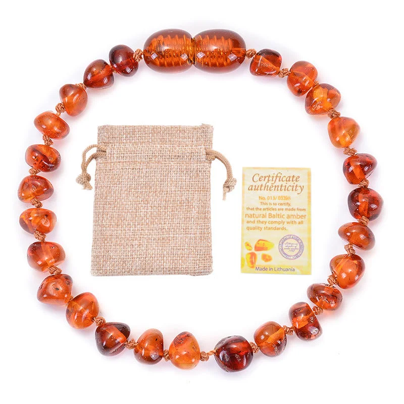 GB Fire Amber Bracelet