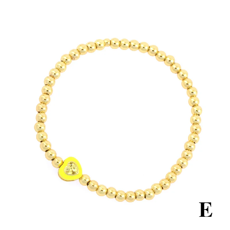 BR1666-Yellow heart shaped