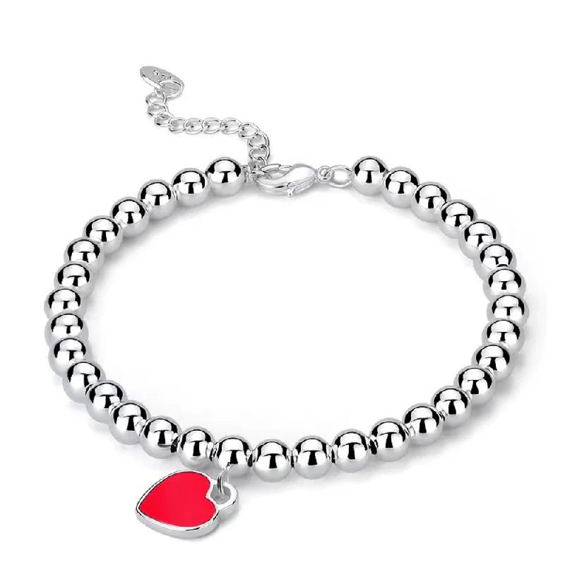 Red Heart (Copper Plated White Gold) H47