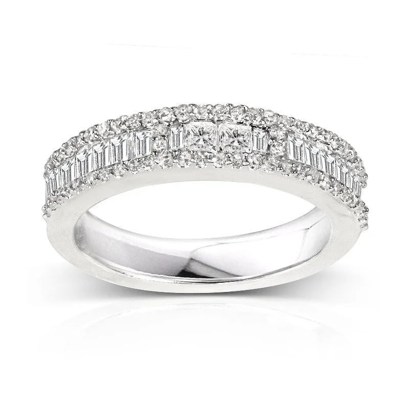 women's round engagement rings-0.6ct Mixed Diamond Ring