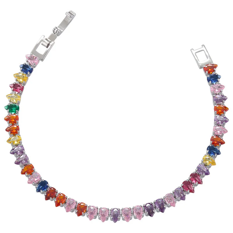 White Gold Color Colorful Crystals